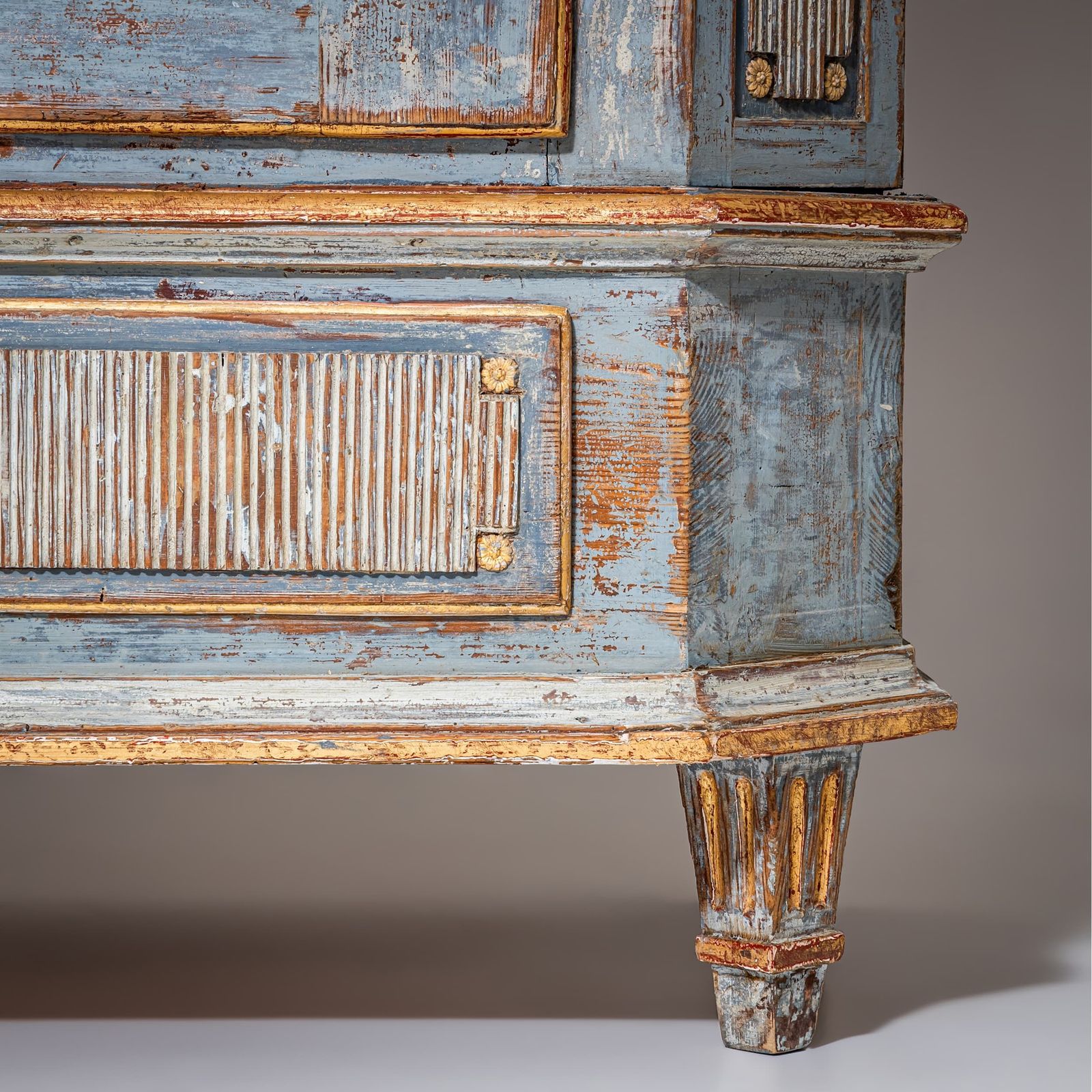 Light Blue Louis XVI Cabinet, Late 18th Century photo buy