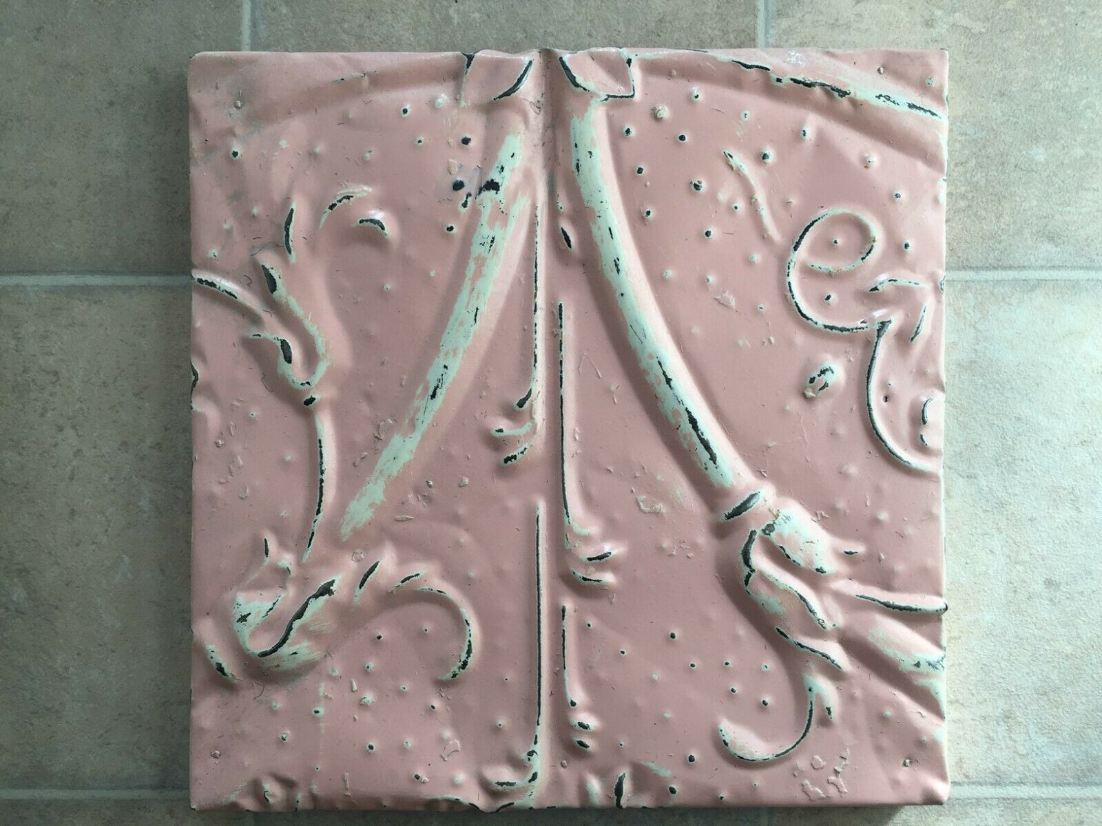 Genuine Antique/Vintage Tin Panels Salvaged From New York