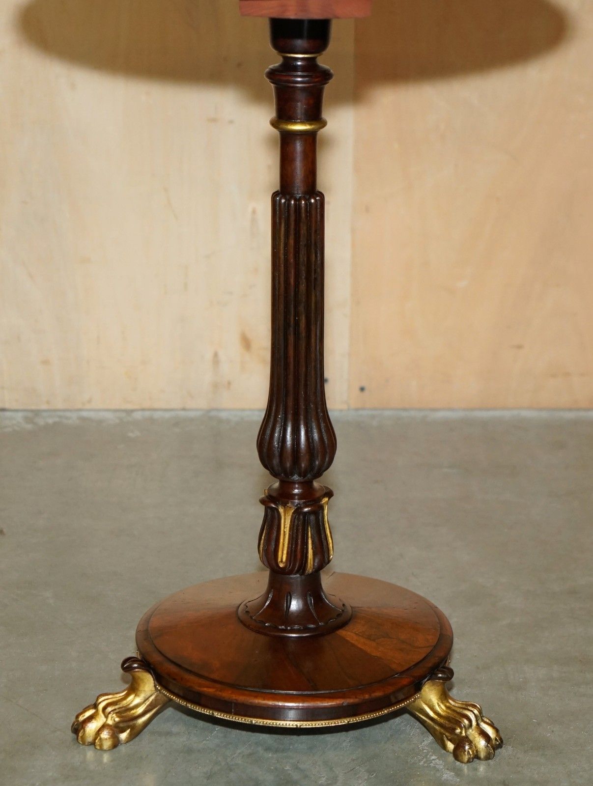 A Pair Of Regency 1810 Specimen Marble Pietra Dura & Rosewood Occasional Tables photo vintage