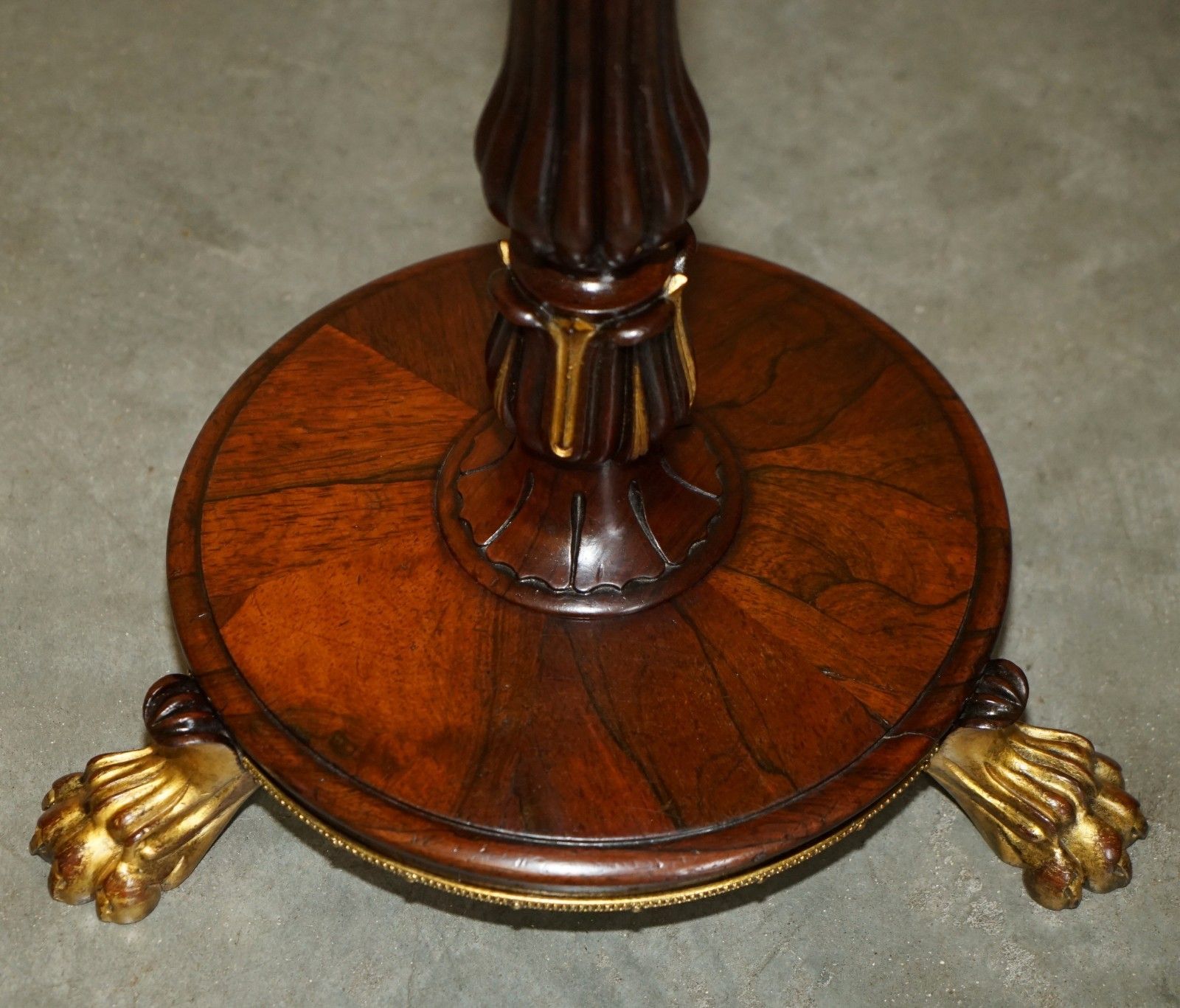 photo furniture A Pair Of Regency 1810 Specimen Marble Pietra Dura & Rosewood Occasional Tables