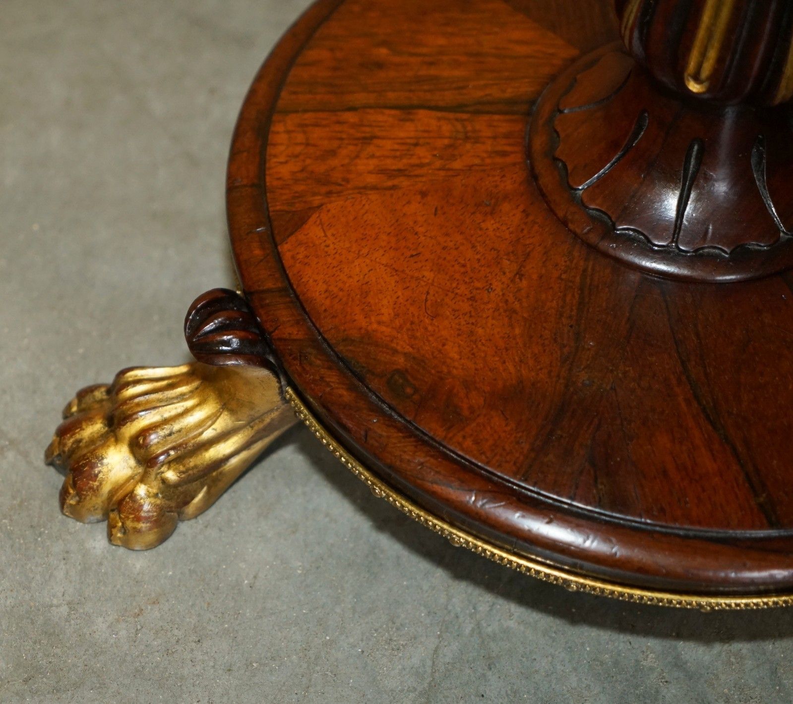 8950.0 A Pair Of Regency 1810 Specimen Marble Pietra Dura & Rosewood Occasional Tables photo
