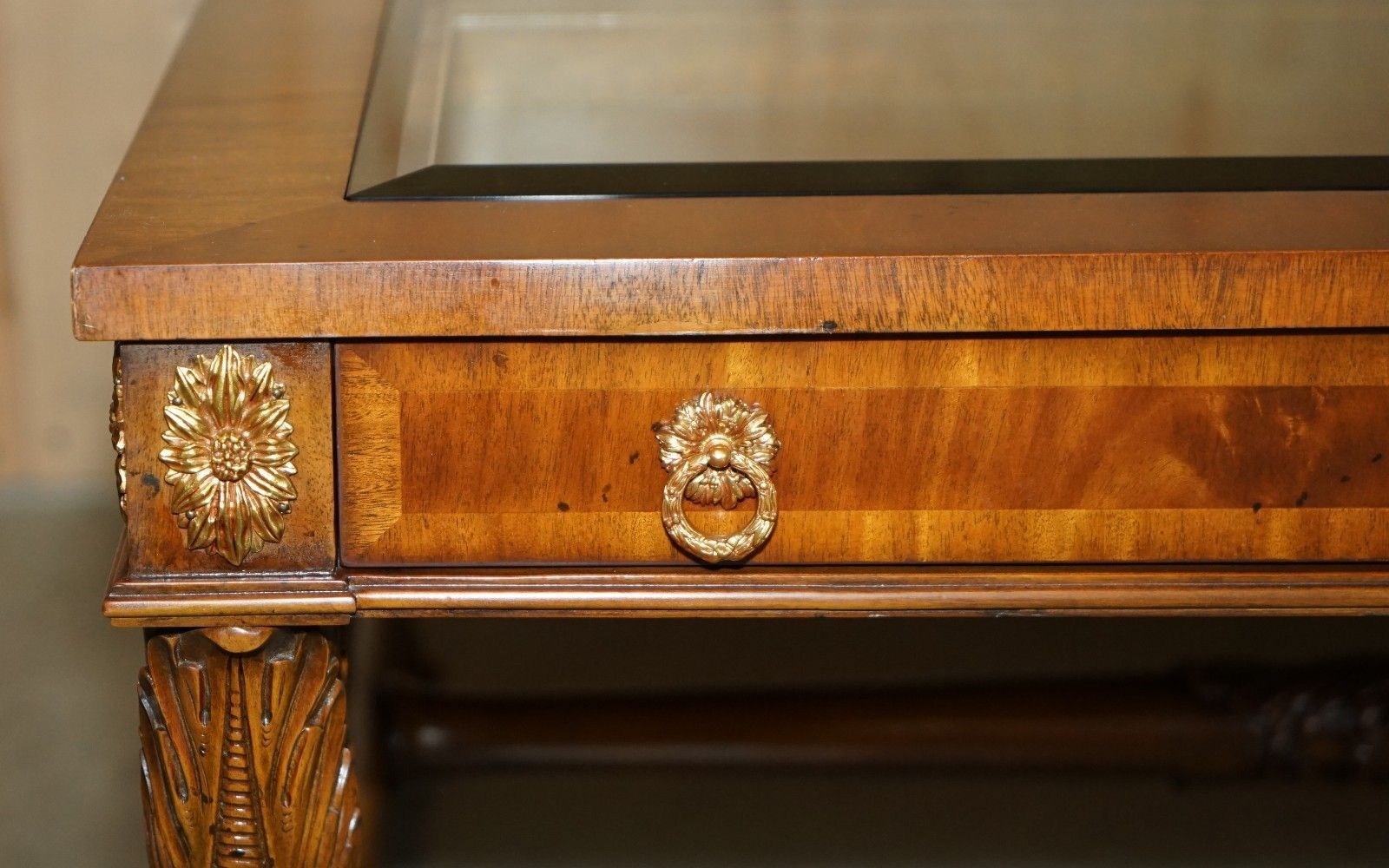 Exhibition Quality Maitland Smith Display Case Top Regency Coffee Cocktail Table photo Furniture
