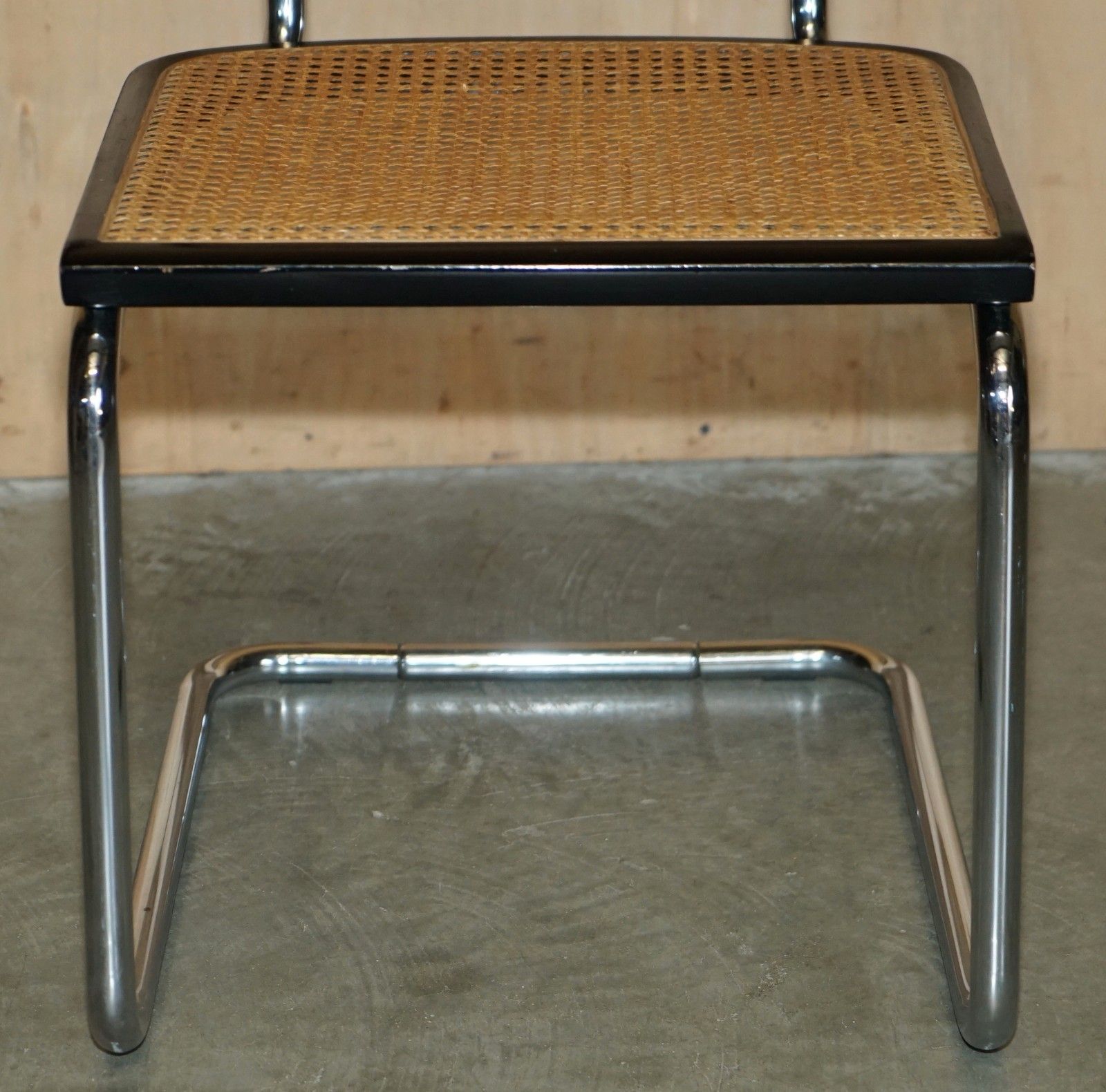 Furniture Timeless Pair Of Vintage Marcel Breuer Cesca Knoll B32 Chrome Bergere Armchairs photo