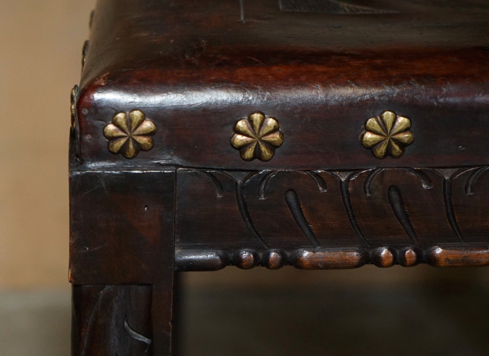 photo buy Five 19th Century Carved Continental Baroque Double Eagle Coat Of Arms Chairs