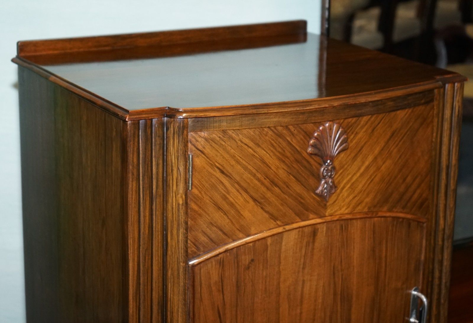 1930s Art Deco C.W.S Cabinet Works Dressing Table With Mirror photo for sale