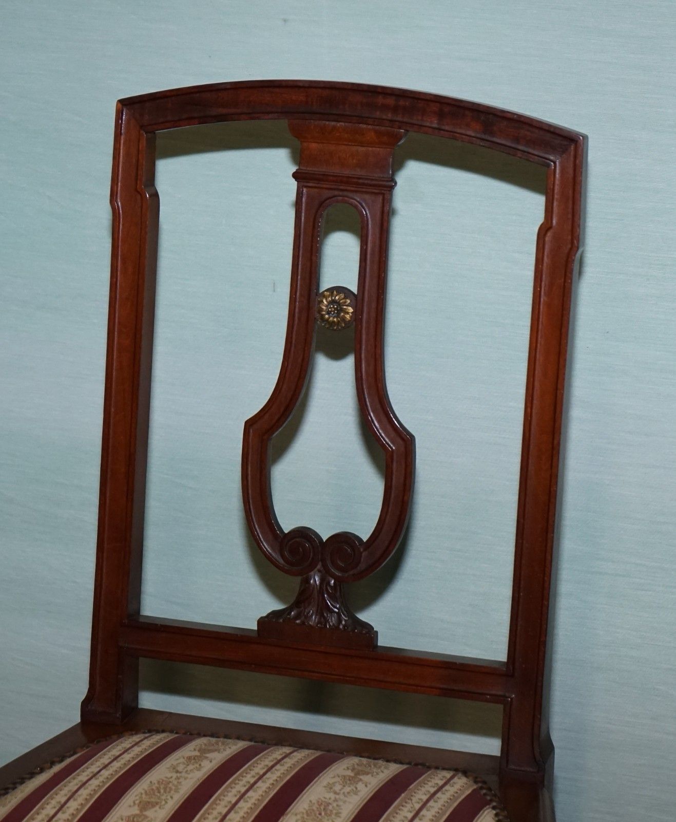 Pair Of Vintage Hardwood Dining Chairs photo Furniture