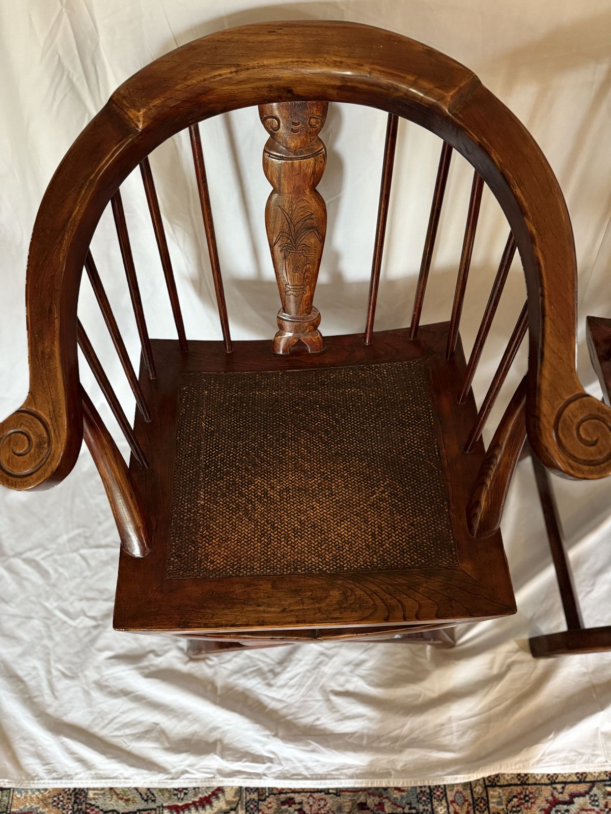 Pair Of Chinese Horseshoe Back Chairs photo 750.0