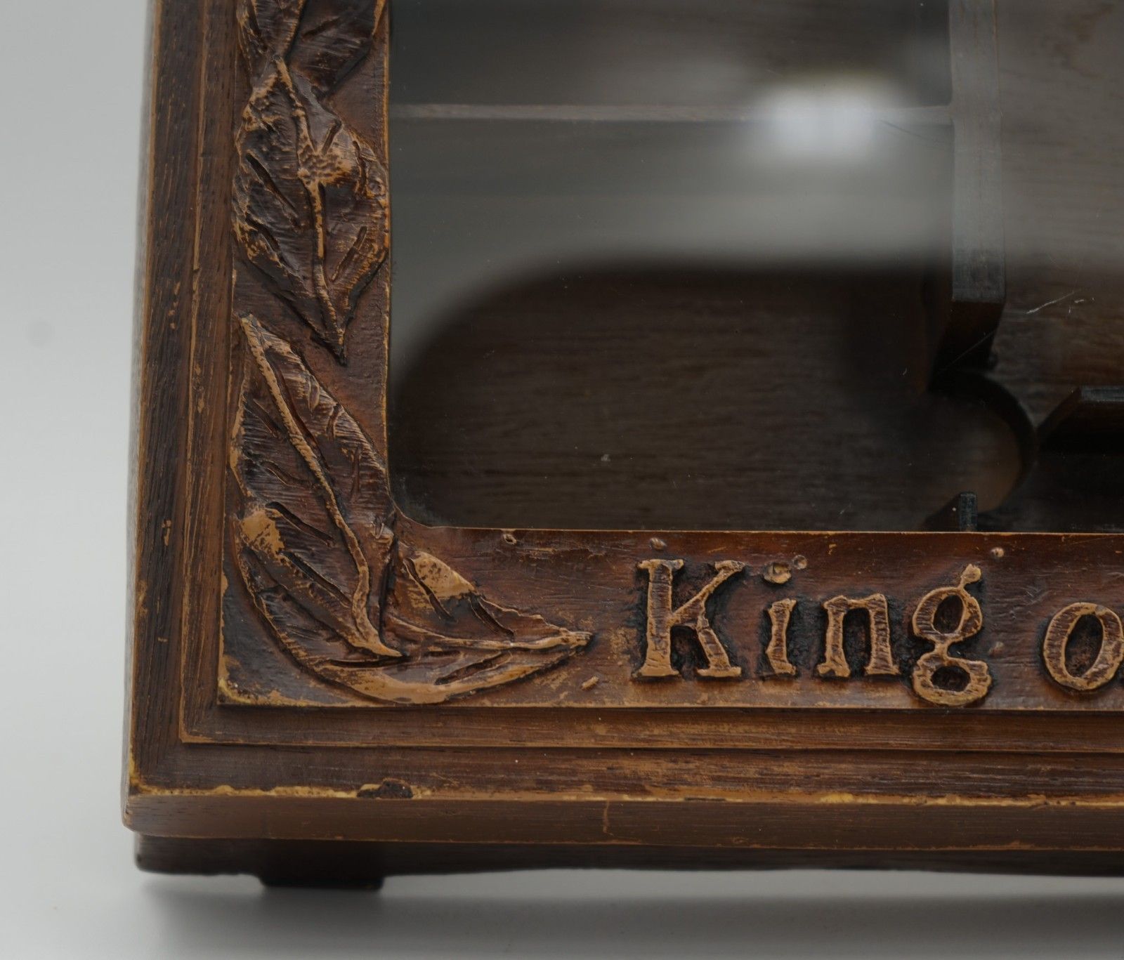 Antique Anglo Dutch Cigar Co. Willem II Oak Glazed Shop Counter Display Cabinet photo buy