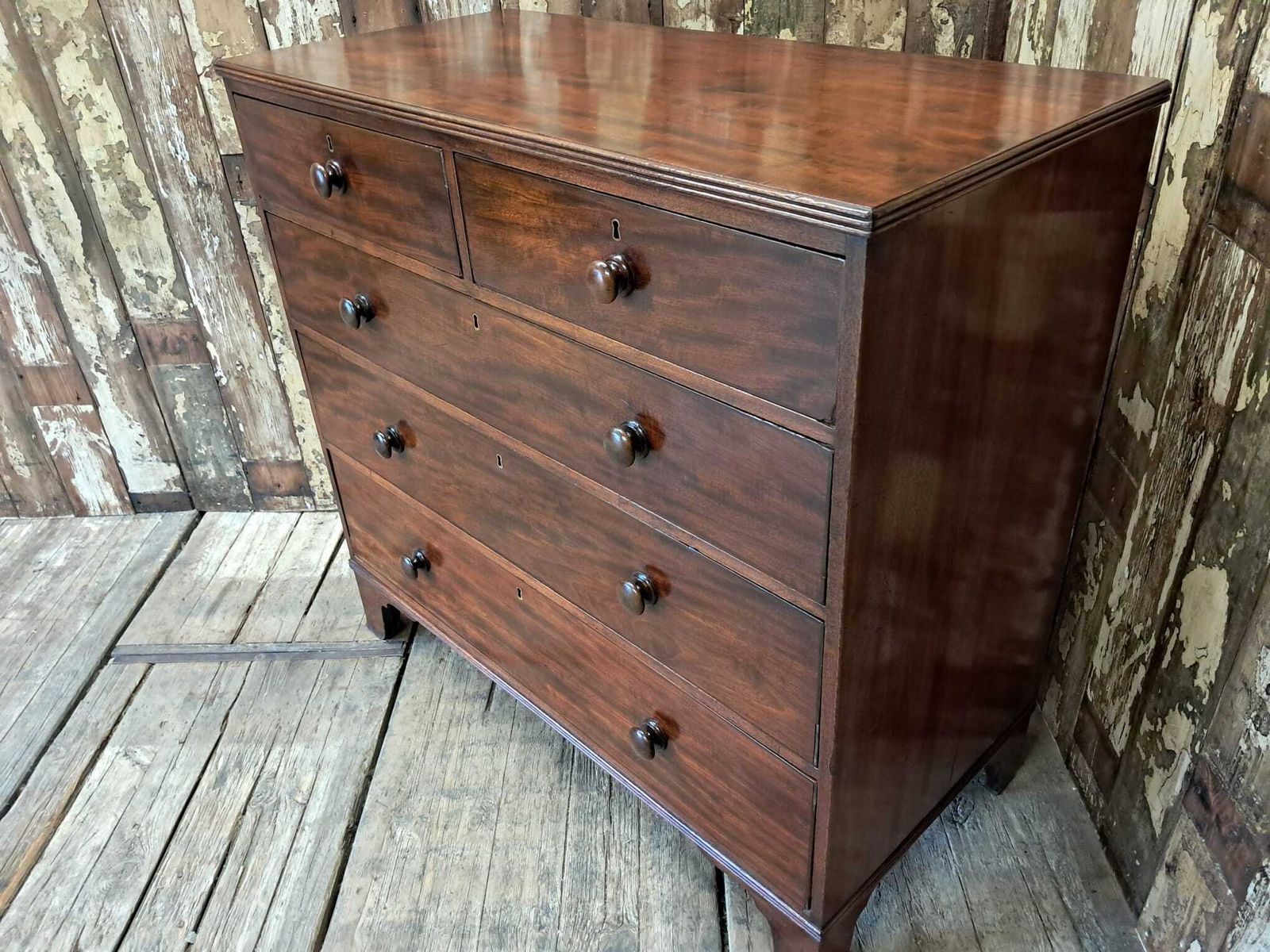 19th Century Mahogany Chest Of Drawers photo Furniture