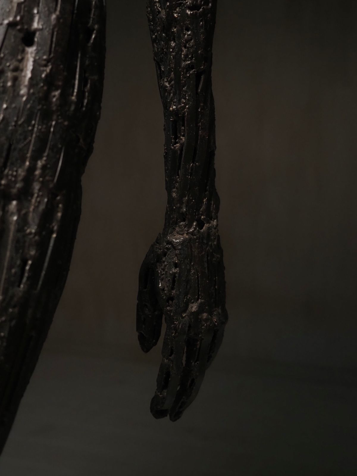 Sculpture Of A Male Nude, 1980s photo Art