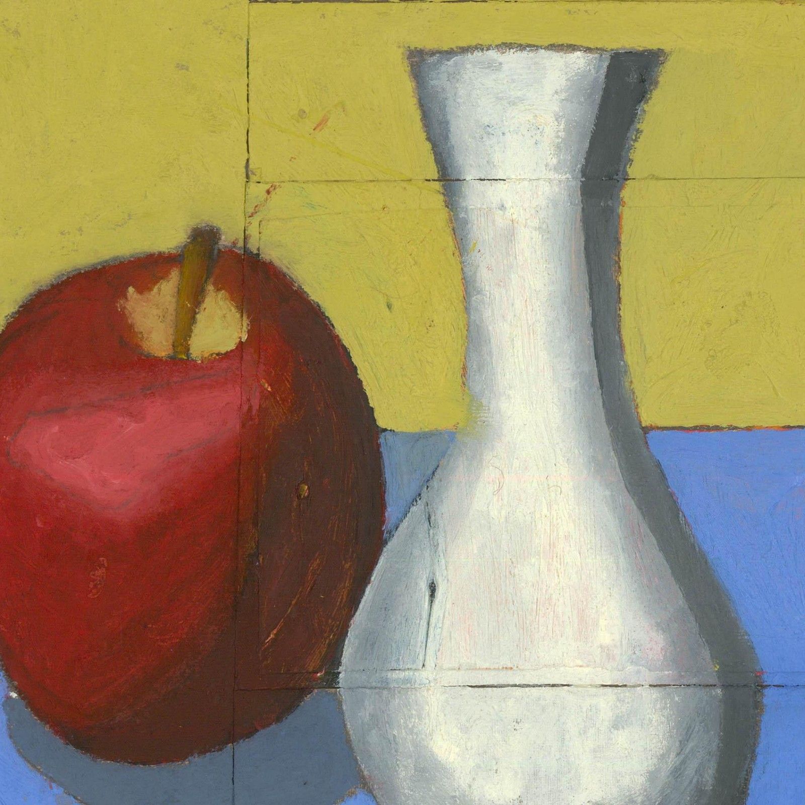 Ben Carrivick Contemporary Oil, Still Life With Apples photo for sale