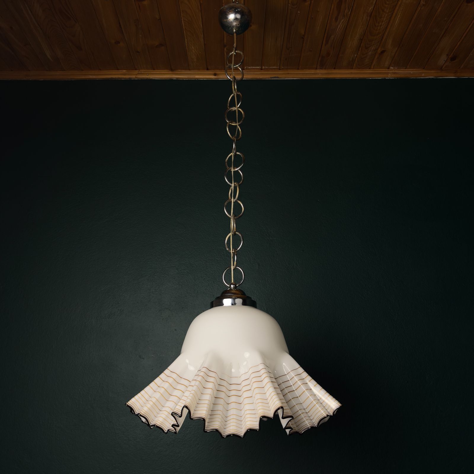 Vintage Murano Pendant Lamp By Vetreria De Majo, Italy 1970s photo 530.0