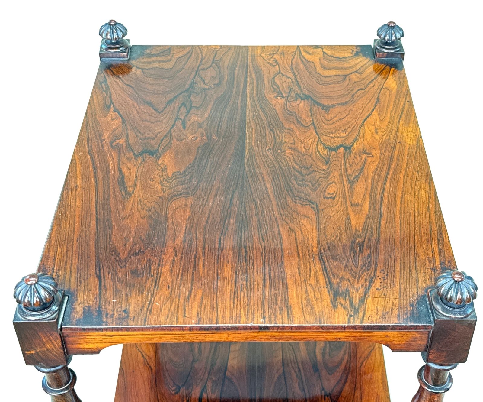 Small Regency Rosewood Whatnot (England, Circa 1825) photo 2195.0