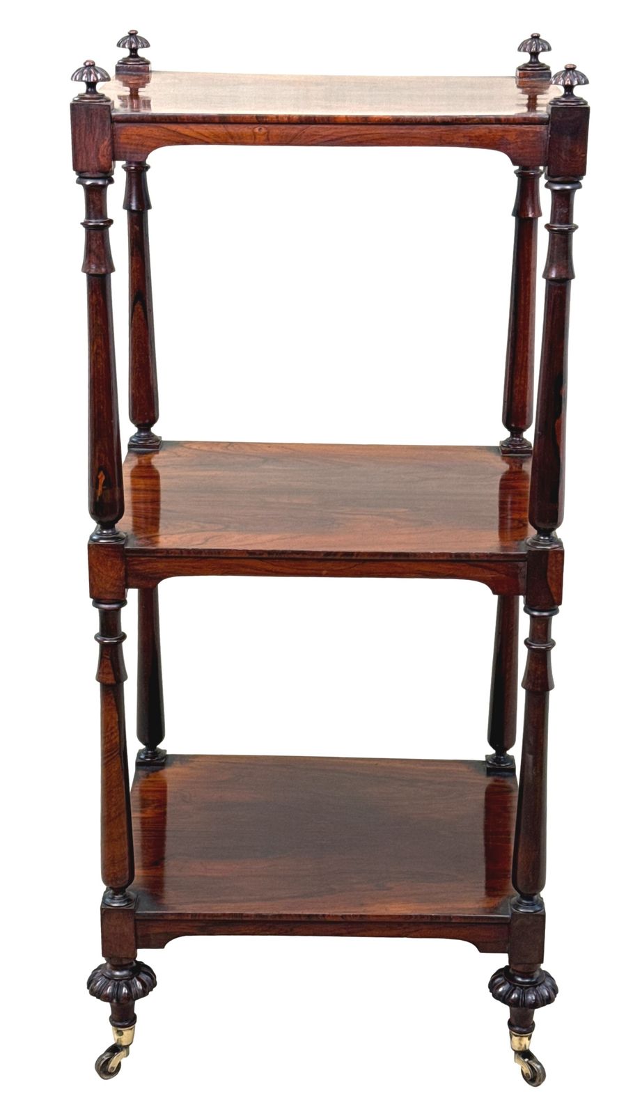Small Regency Rosewood Whatnot (England, Circa 1825) photo vintage