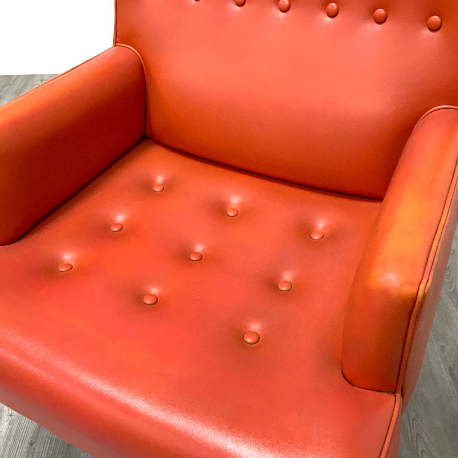 An Original Midcentury Swivel Office Lounge Chair By Glendales Andersen USA photo vintage