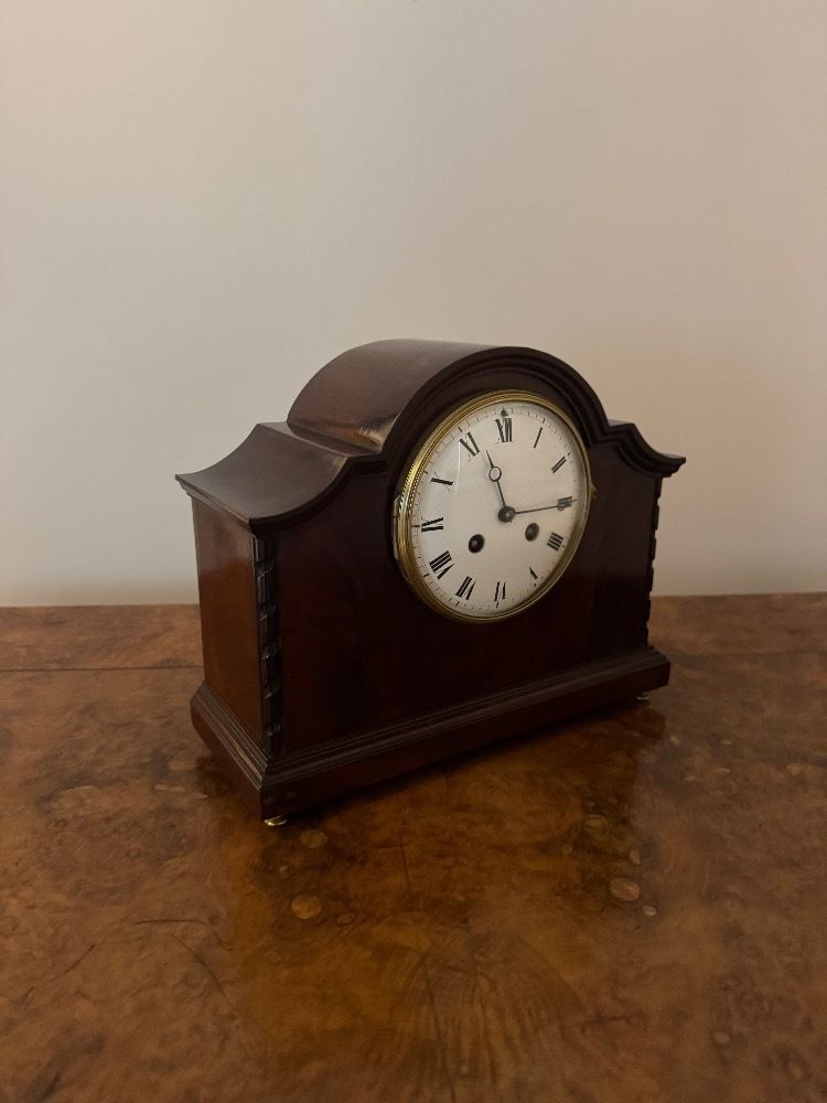 Lovely Quality Antique Mahogany Mantle Clock photo buy