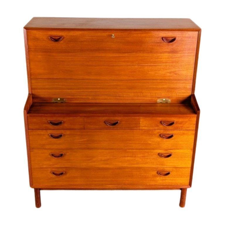 Peter Hvidt Orla Mølgaard Nielsen Secretary Midcentury Søborg Teak