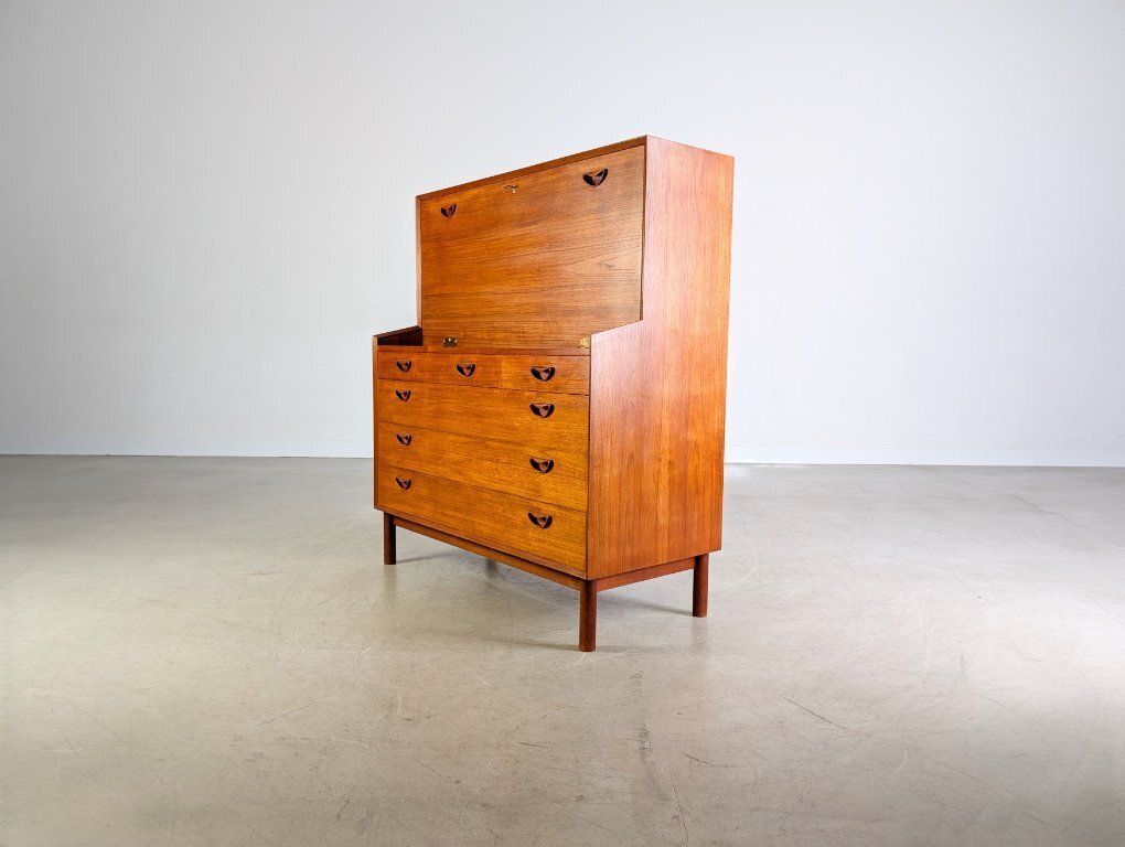 Peter Hvidt Orla Mølgaard Nielsen Secretary Midcentury Søborg Teak photo 3468.0
