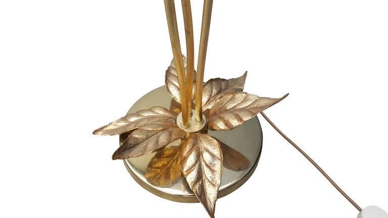 Brass Floor Lamp Attributed To Willy Daro, Mid Century photo Lighting