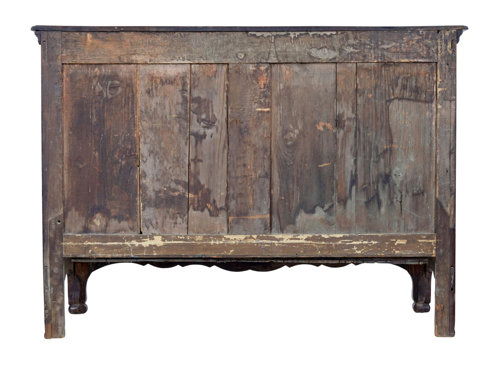 19th Century Carved Walnut French Provincial Commode photo vintage