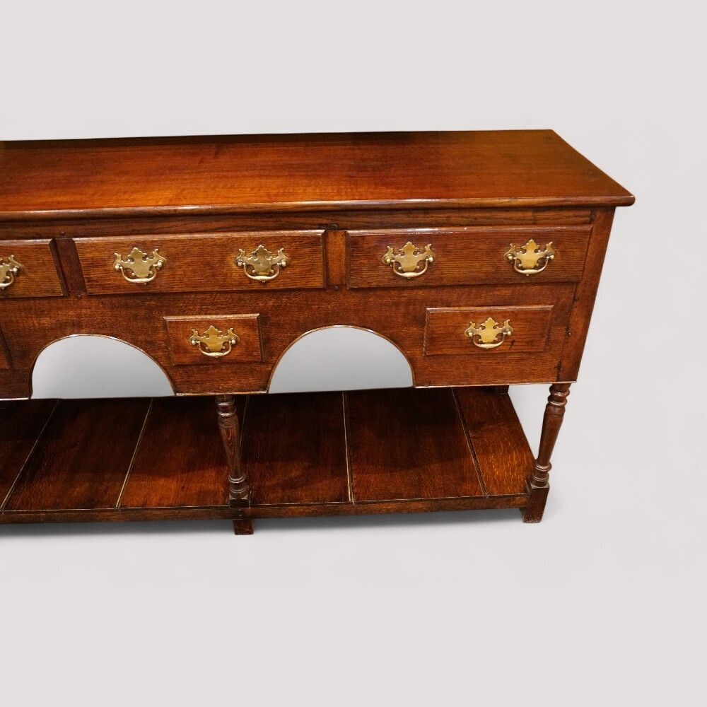 19th Century Oak Pot Board Dresser Base photo buy