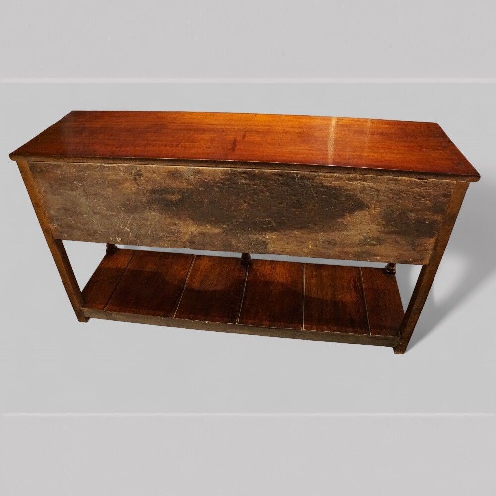 2475.0 19th Century Oak Pot Board Dresser Base photo