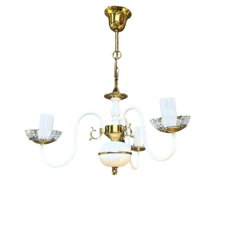 photo for sale Aka Leuchten Chandelier, Hollywood Regency Style, Germany, 1970s.