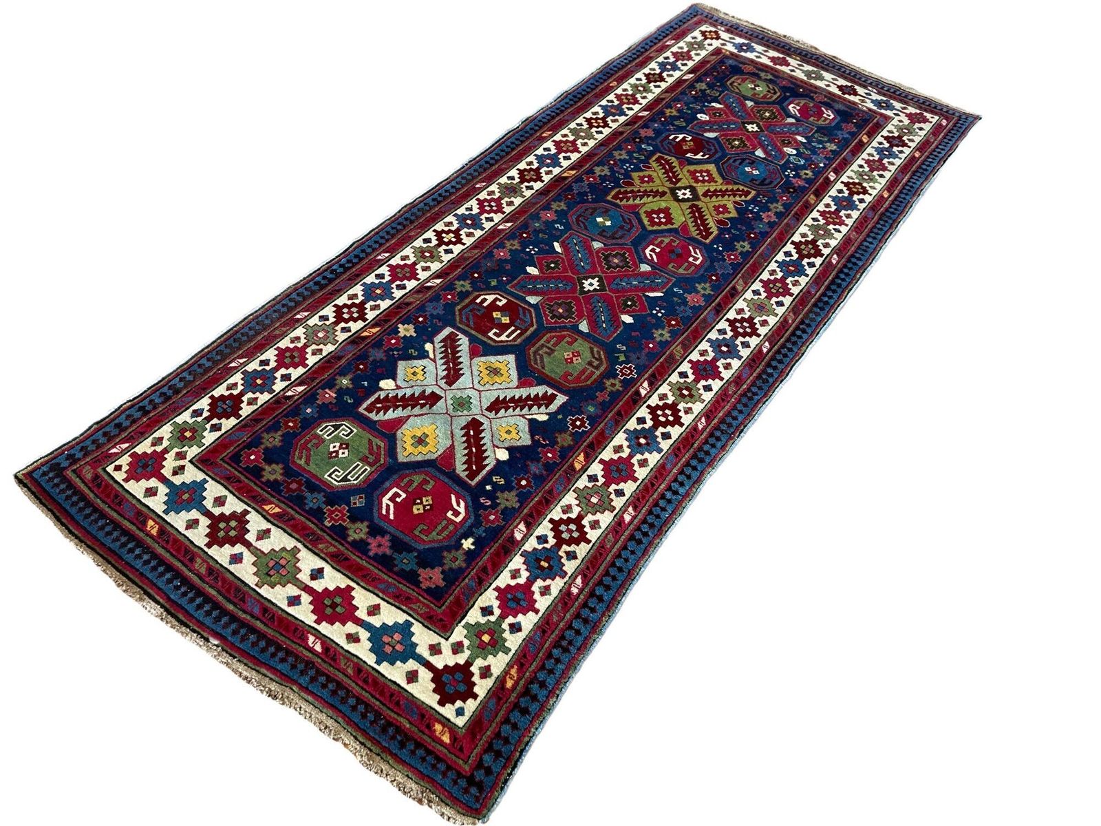 photo for sale Antique Caucasian Talish Long Rug 2.97m X 1.22m