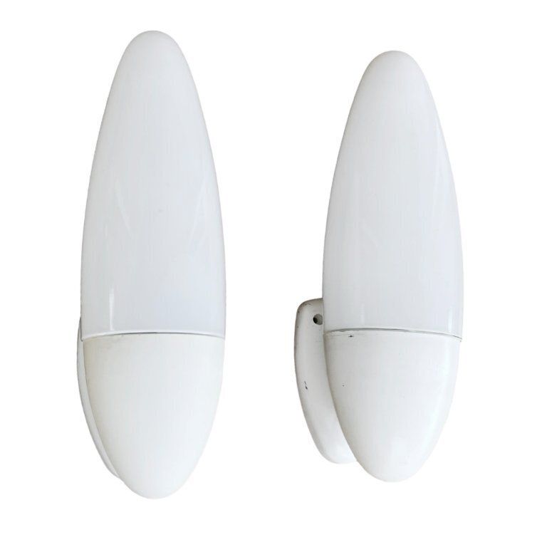 Pair Of Wall Lamps, Elektrosvit Nové Zámky, Czechoslovakia, 1950s.