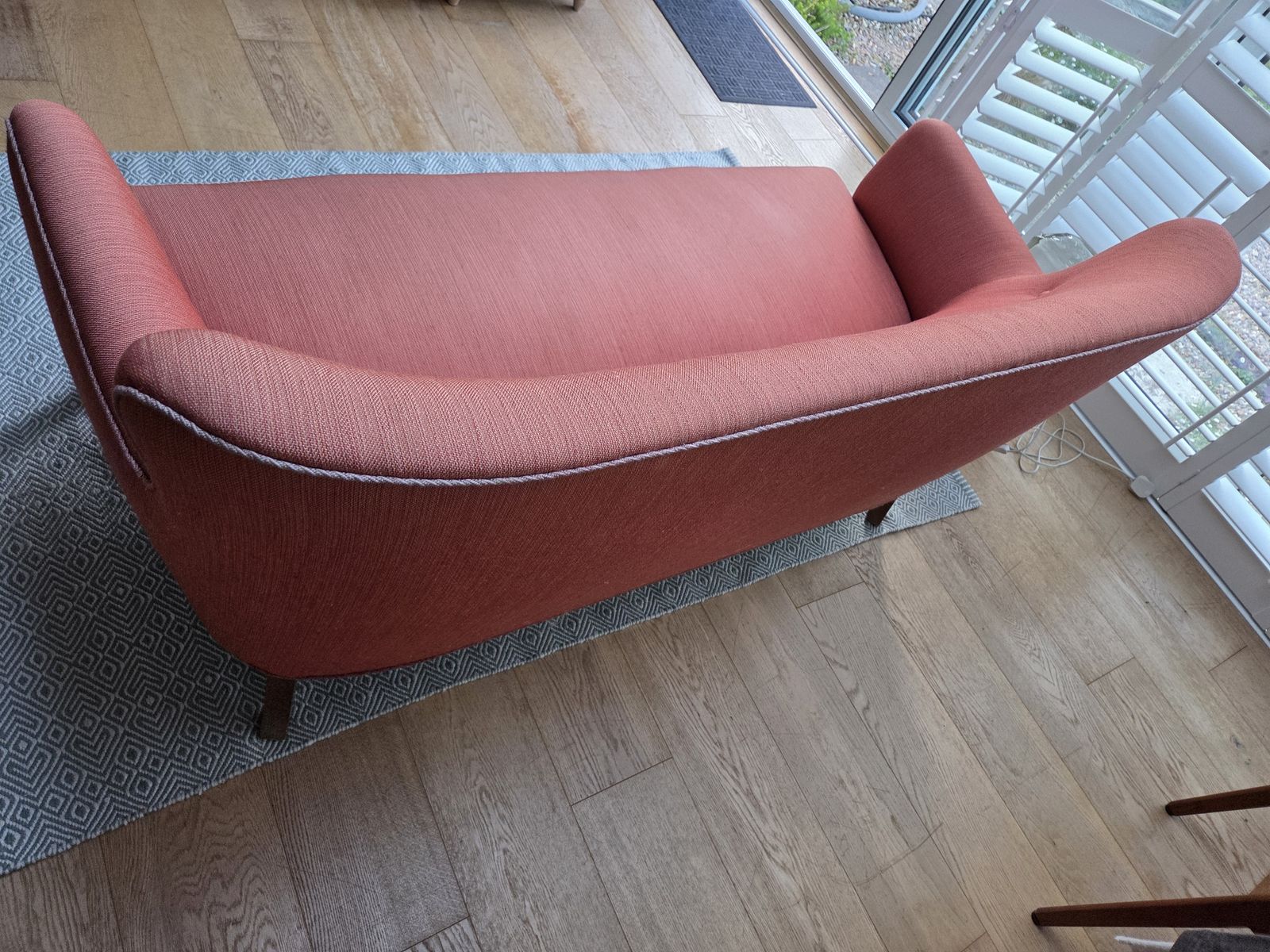 Mid Century (1950s) Compact 3 Seater Danish Sofa photo for sale