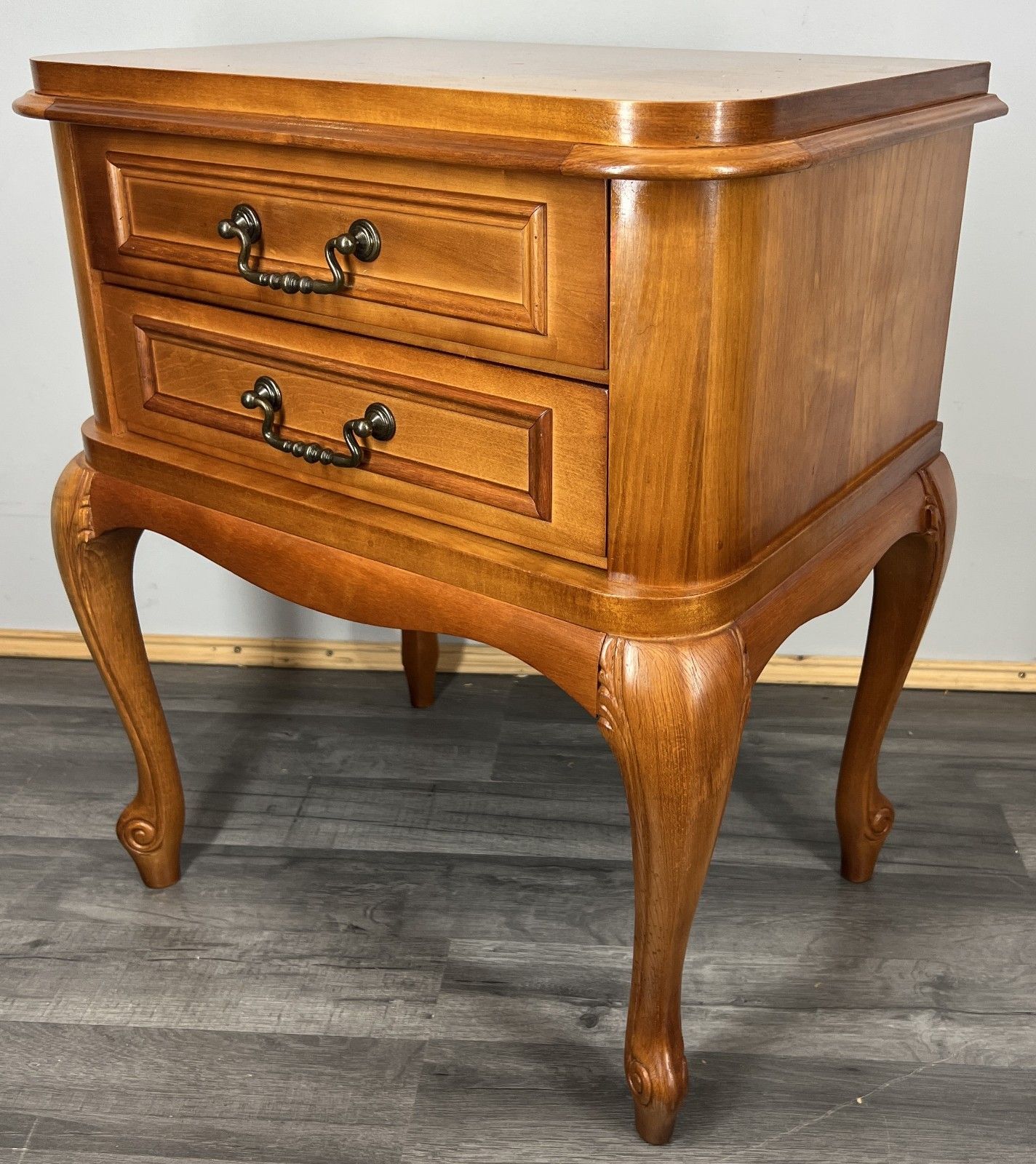 Pair Of  Bedside Tables Vintage French Louis XVI Nightstands Cabinets Lot 4306 photo buy