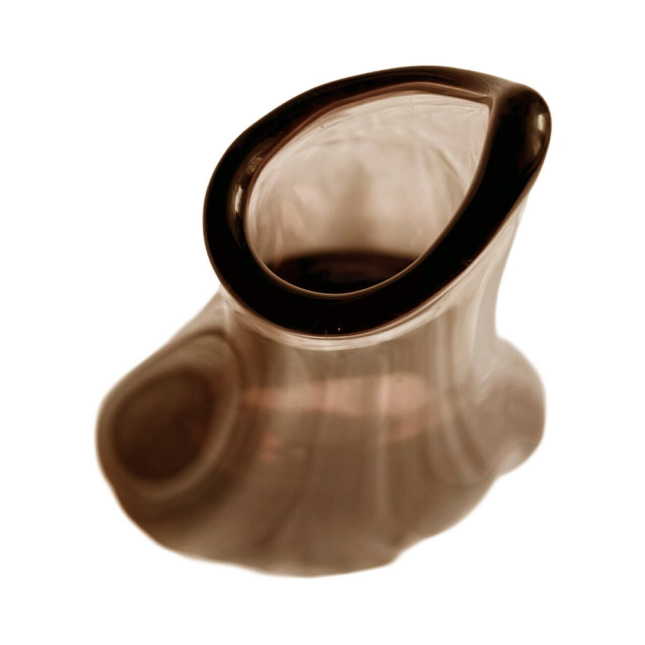 Glass Vase Designed By M. Klinger železny Brod Sklo Czechoslovakia 1960s photo Home Decor