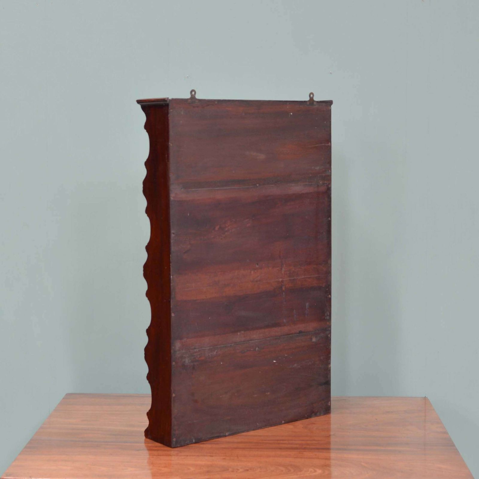 photo for sale Georgian Mahogany Hanging Shelves