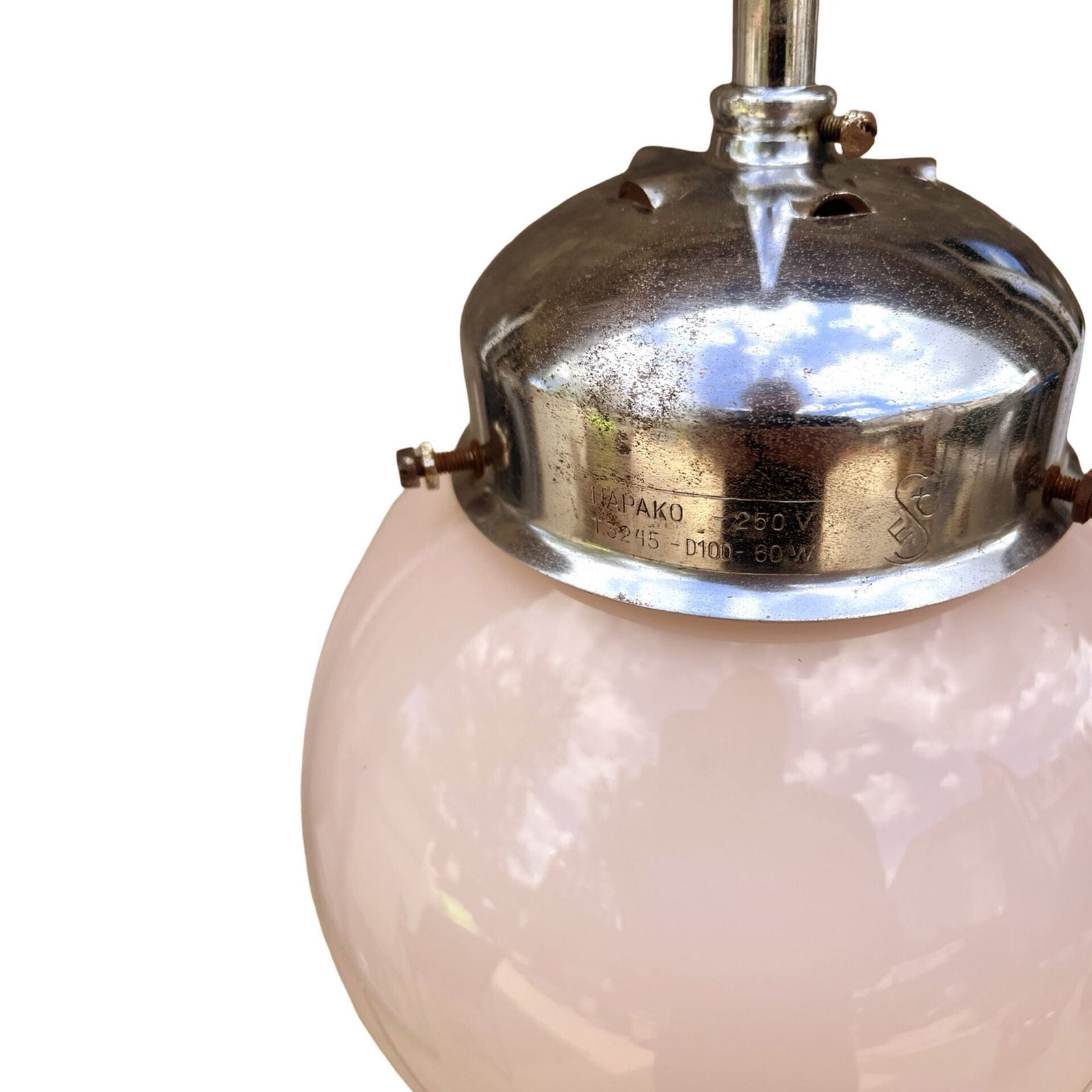 Art Deco Pendant Lamp, Napako, Czechoslovakia, 1940s. photo furniture