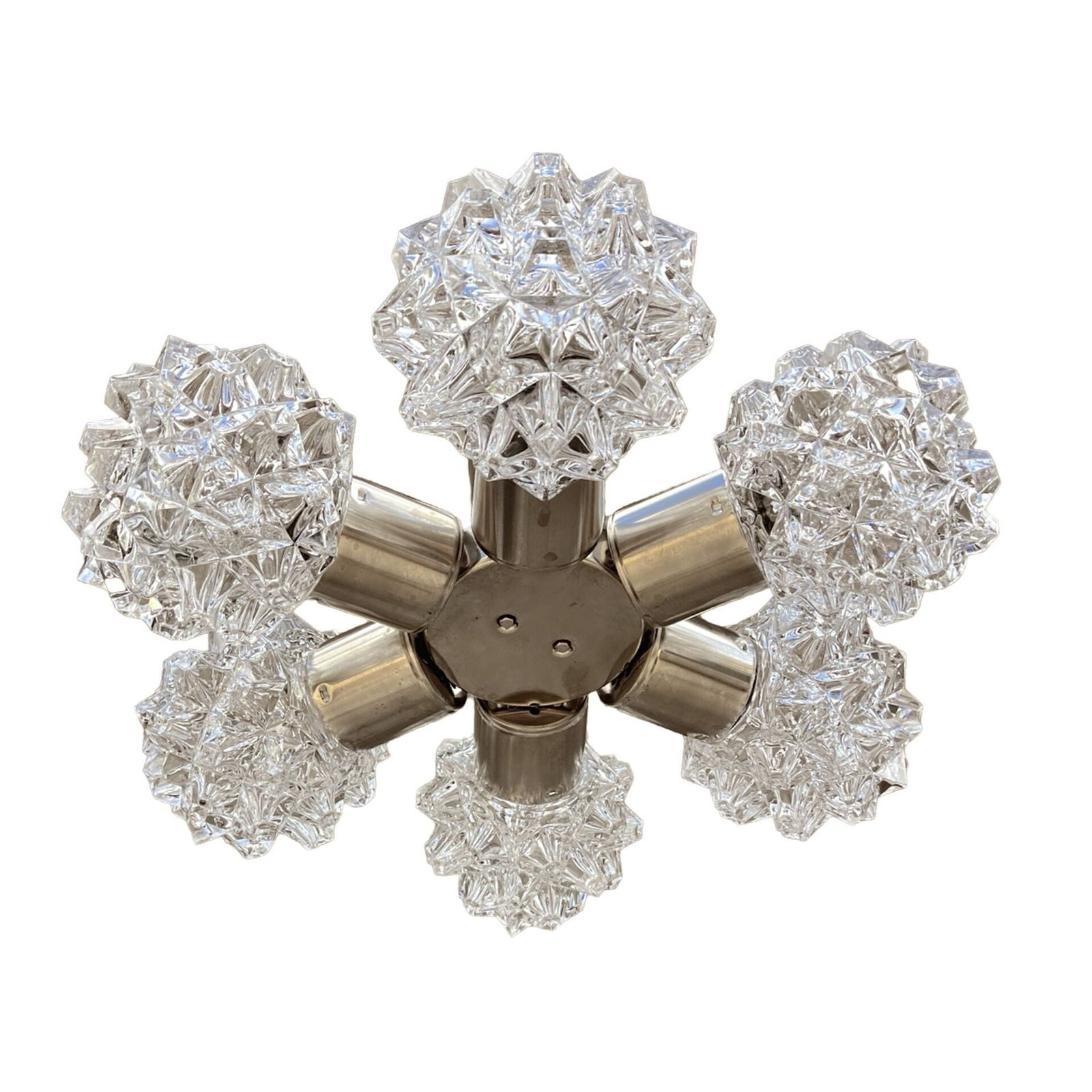 photo furniture Sputnik Chandelier, Kamenicky Senov, Czechoslovakia, 1970s.