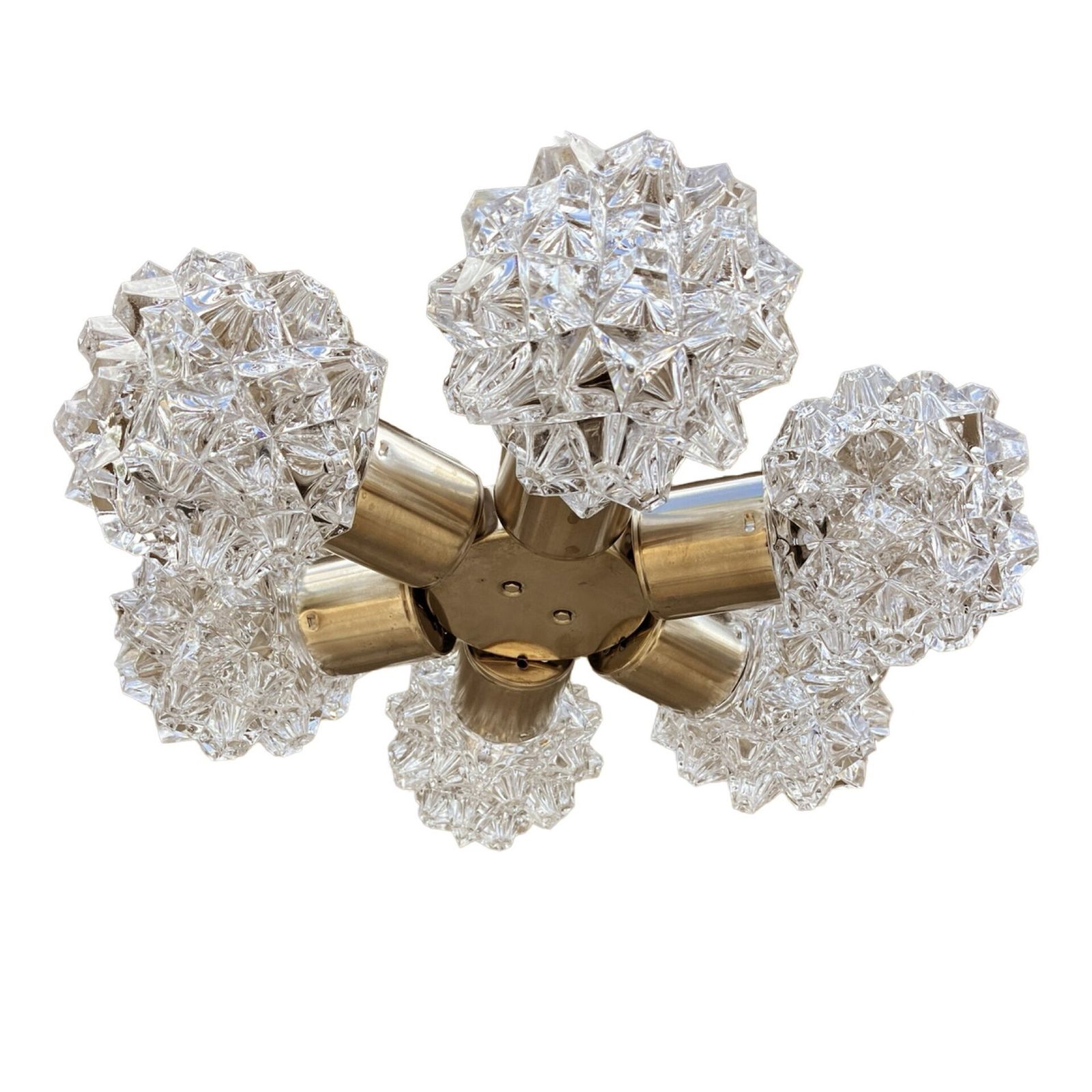 photo vinterior Sputnik Chandelier, Kamenicky Senov, Czechoslovakia, 1970s.