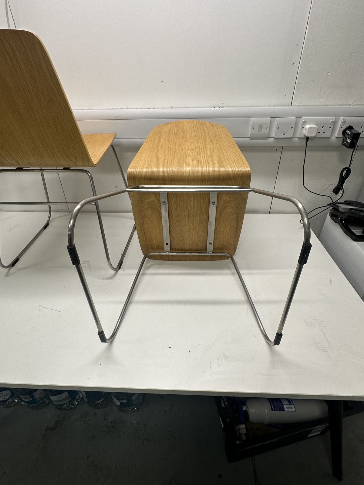 X2 Wood And Metal Occasional Chairs photo Furniture