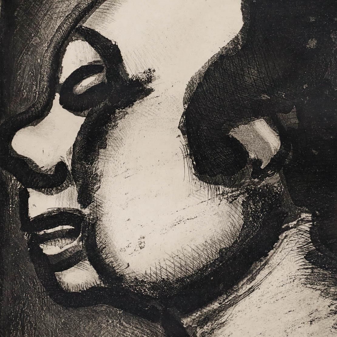 Georges Rouault (1871 1958) 1928 Etching, Femme Hideuse photo Art