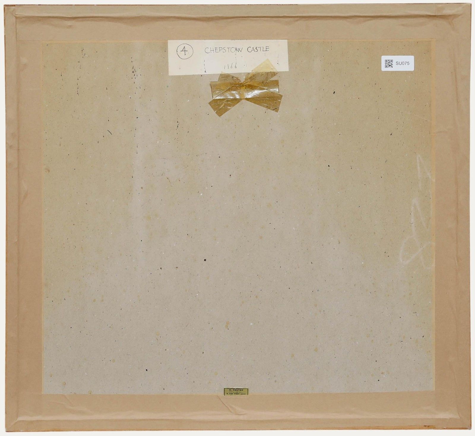 Sir Henry George Rushbury Ra (1889 1968) 1966 Watercolour, Chepstow Castle photo for sale
