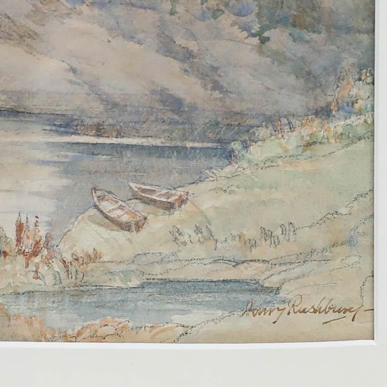 Sir Henry George Rushbury Ra (1889 1968) 1966 Watercolour, Chepstow Castle photo vinterior