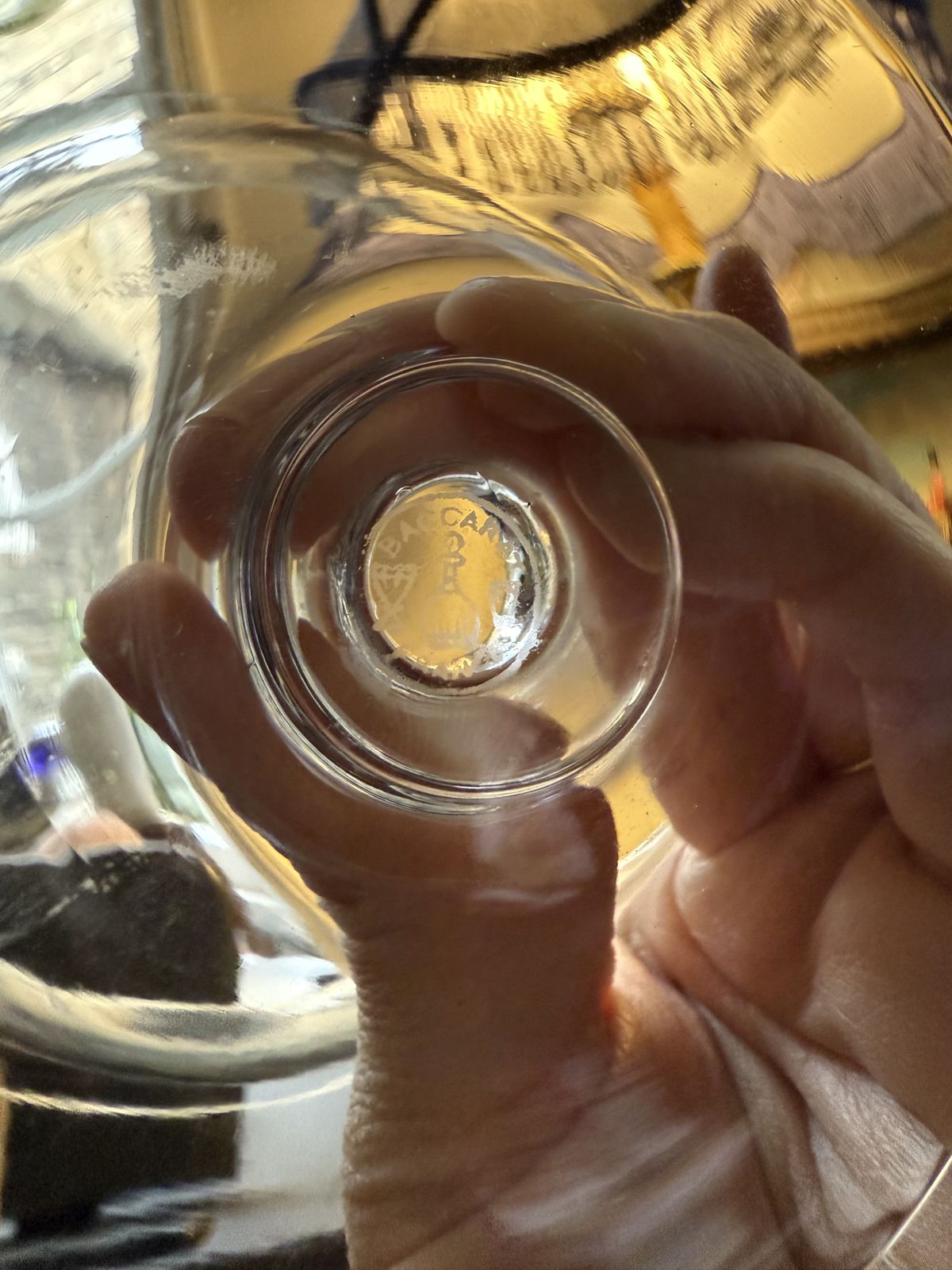 Baccarat Crystal Footed Bowl Vintage French Glass Dish photo vinterior