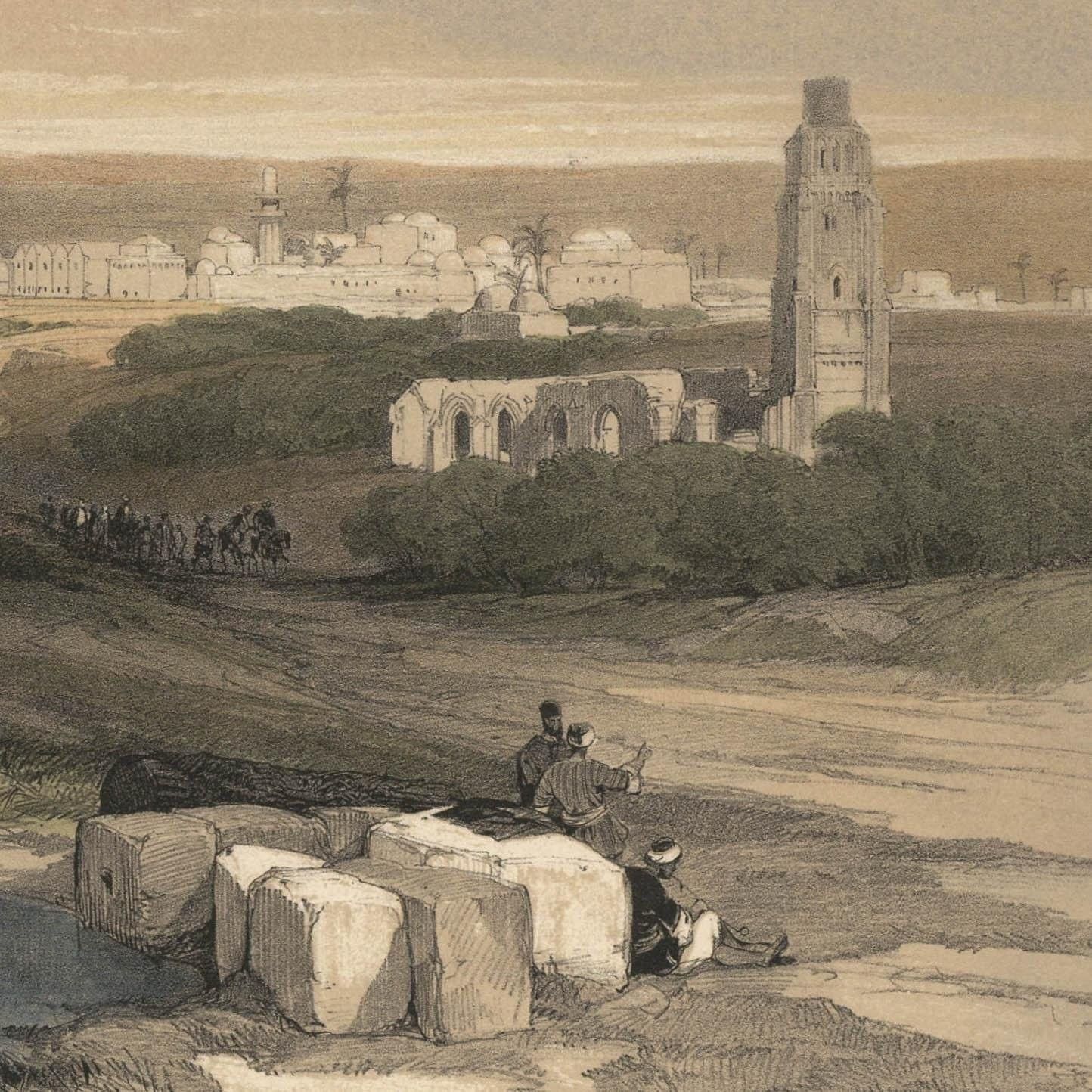 Louis Haghe After David Roberts 19th Century Lithograph, Ramla photo Art