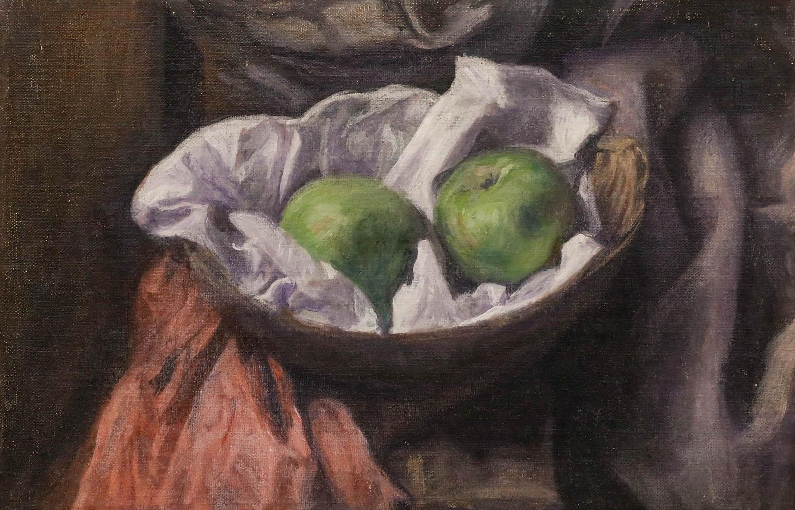 George Weissbort (1928 2013) 20th Century Oil, Bramley Apples photo furniture