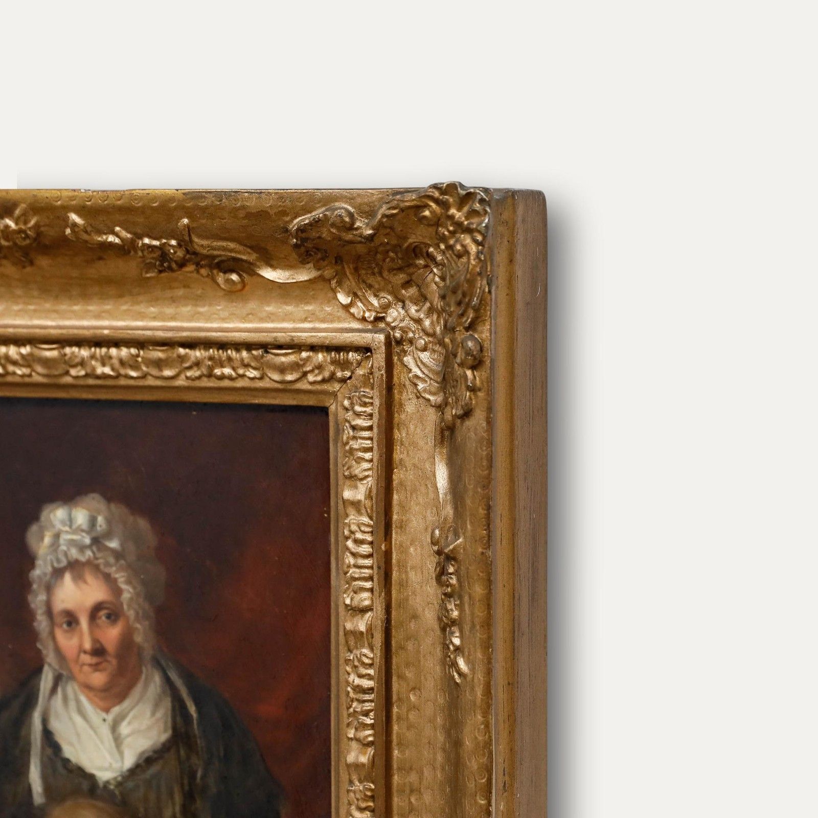 English School 19th Century Oil Portrait Of A Mother And Child photo vinterior