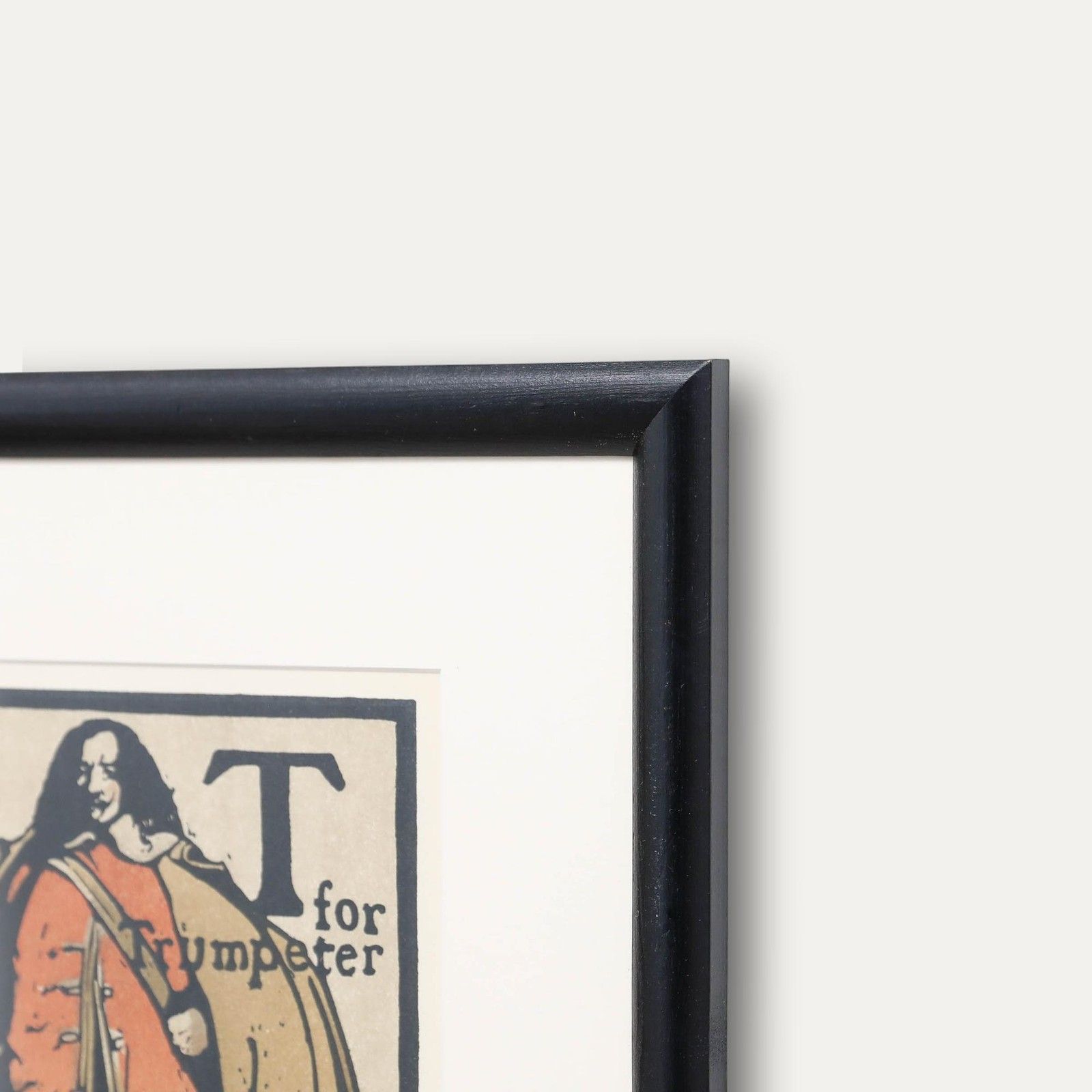 Sir William Nicholson (1872 1949) Early 20th Century Lithograph, T For Trumpeter photo vinterior