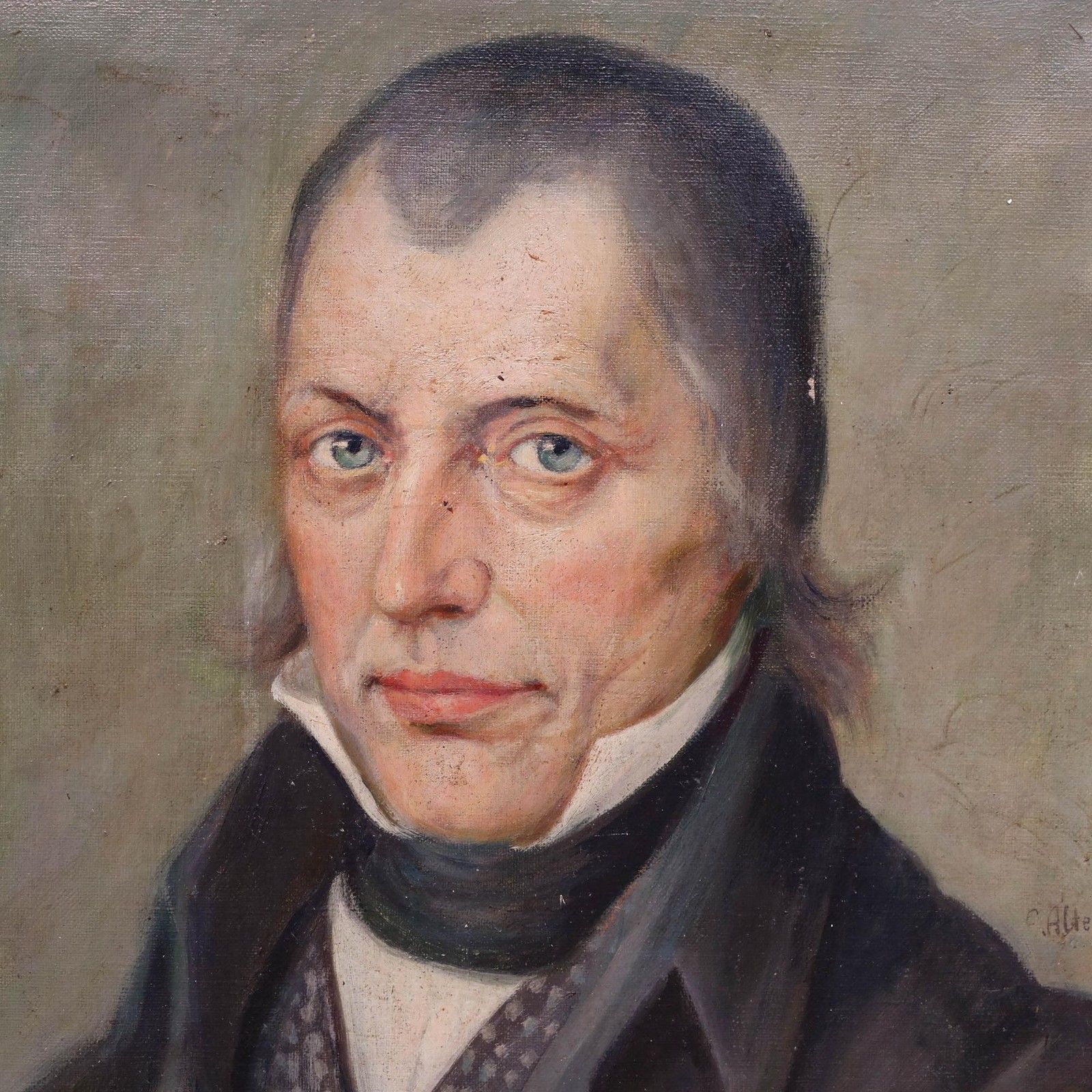 Eugen Altenberg (1886 1965) Early 20th Century Oil, Portrait Of A Gentleman photo Art