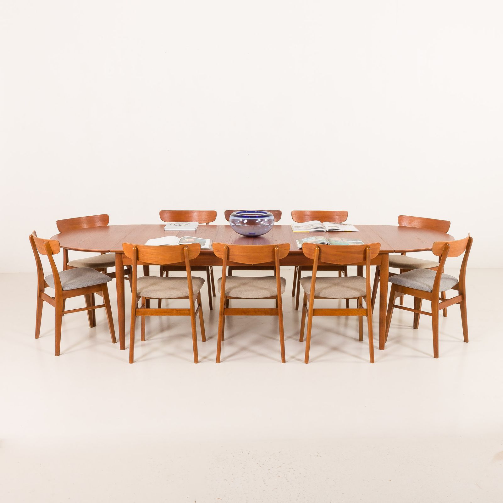 Arne Vodder Extra Long 290 Cm Teak Extension Table, For Sibast, Denmark 1960s photo for sale
