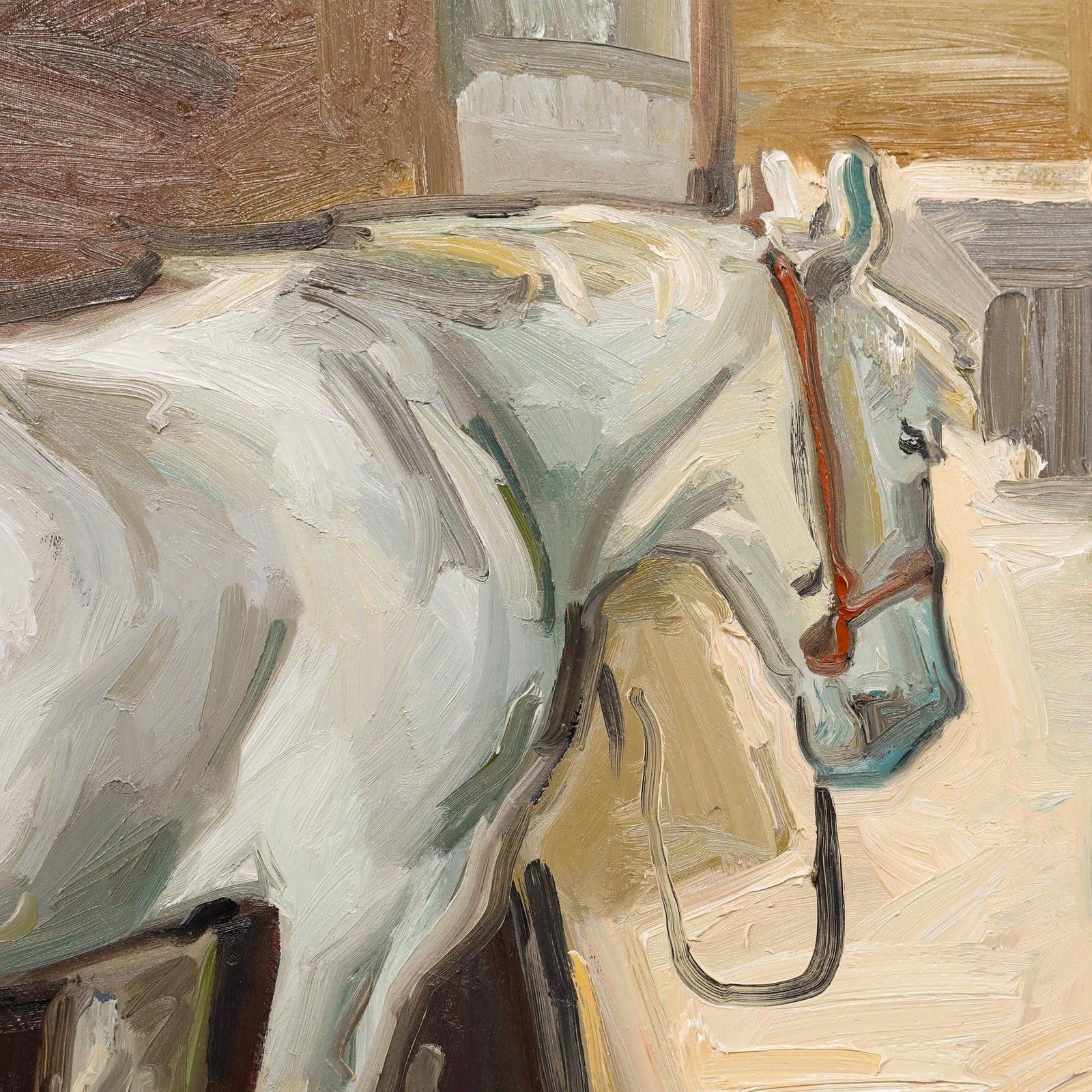 Nick Todhunter Contemporary Oil, Astral In The Stables photo Art
