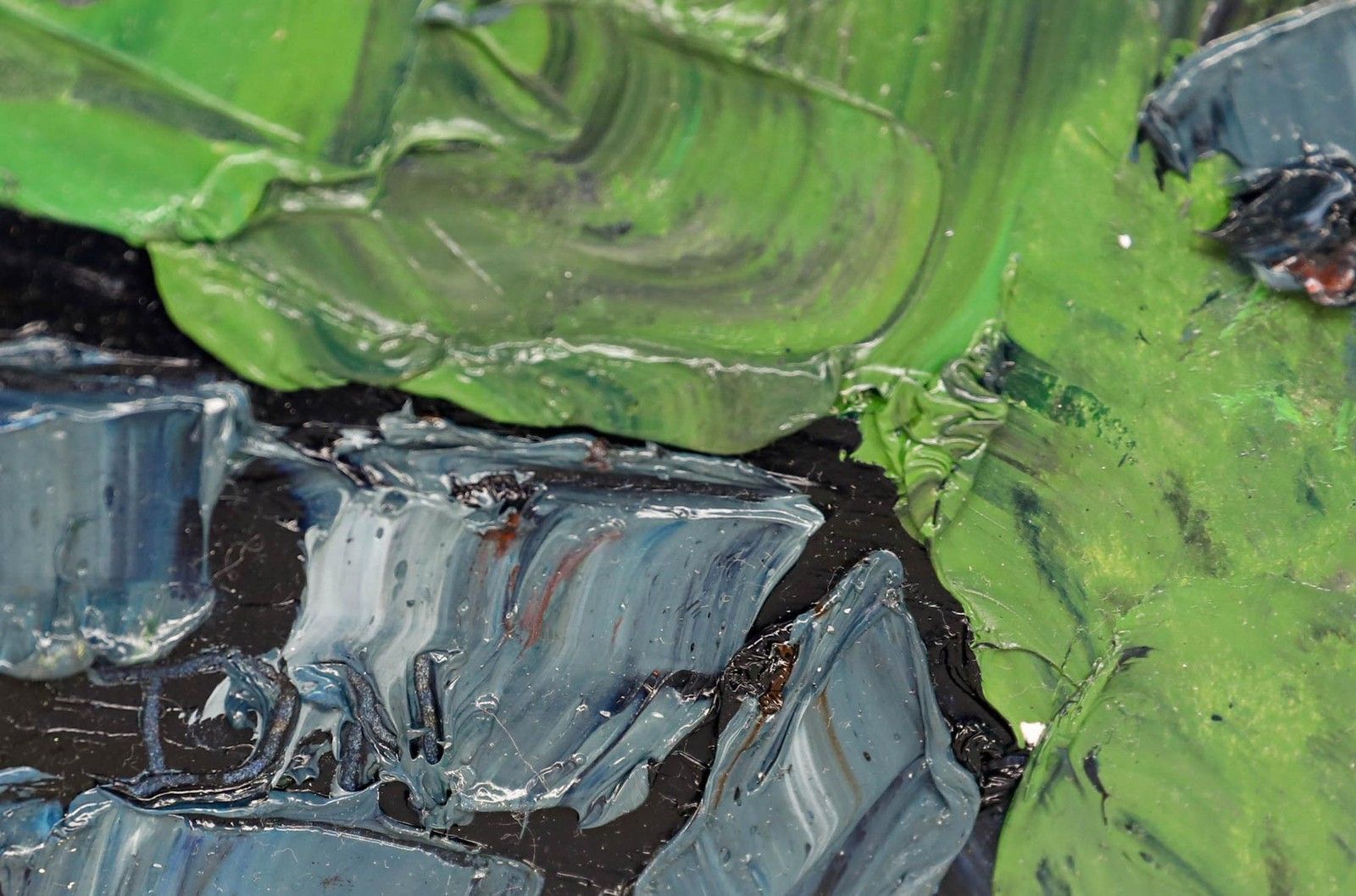 Daniel Nichols Contemporary Oil, View Of The Mountains photo vinterior