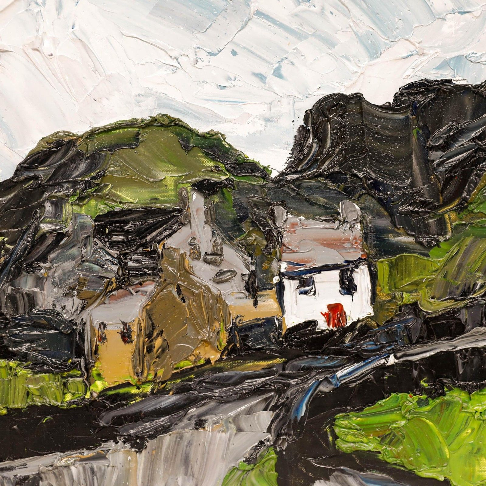 Daniel Nichols Contemporary Oil, Little House In The Hills photo 175.0